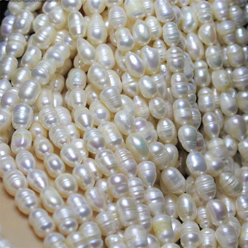 

Tryme Wholesale Natural Freshwater Irregular Random Shape Pearl Beads For Jewelry Making DIY Bracelet Necklace 8-9 mm Strand 15, N/a