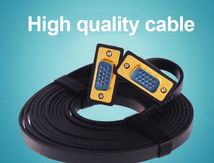 High Quality 15pin VGA Cable M/F Serial Extension Cable RS232 100 foot vga cable - ANKUX.COM