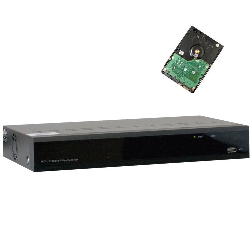 Get Quotations · GW Security 16 Channels 960H / AHD 720P Hybrid DVR CCTV  with Mobile Motion Detection 16CH