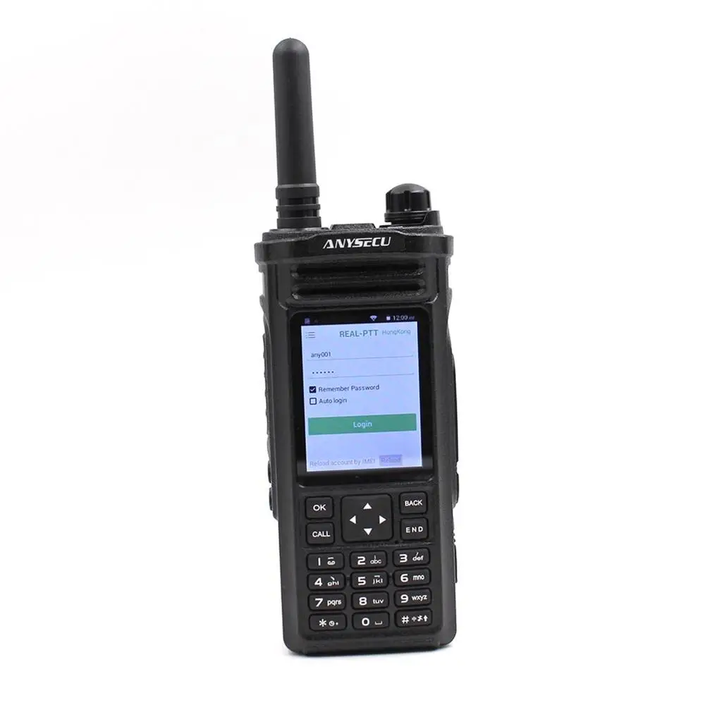 

Long Distance Call Handheld GSM NetWork Wifi Radio With GPS Portable Ham Radio 3G-HD6800 Walkie Talkie WCDMA With SIM Card, Black