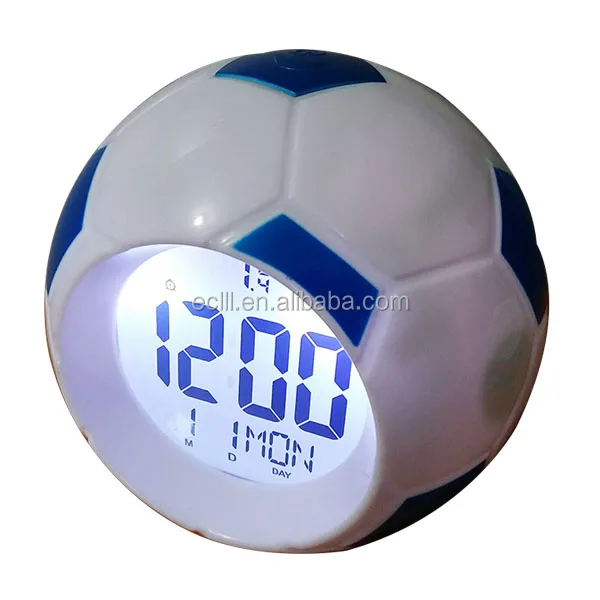 
Football design digital talking alarm clock with calendar function  (60640505654)