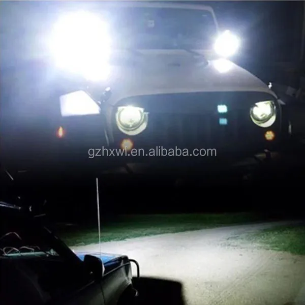 4 inch LED Work Light Bar 60W Flood Spot Combo Beam 12V 24V Off Road 4WD ATV UTV UAZ UTE Motorbike Boat