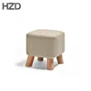 Real wood furniture small low stool Creative tea table stool