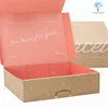 Custom fancy design attractive price collapsible corrugated clothing packaging box