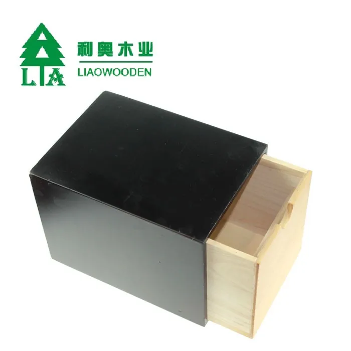 Factory wholesale price of wood lacquer wood box