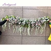 LFB715 2m plaza decoration flower fancy arch hanging flower with greenery wholesale