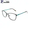 Free Sample Wholesale Brand Designer round New Model Specs Metal Optical Eye Glasses Frames For Men And Women