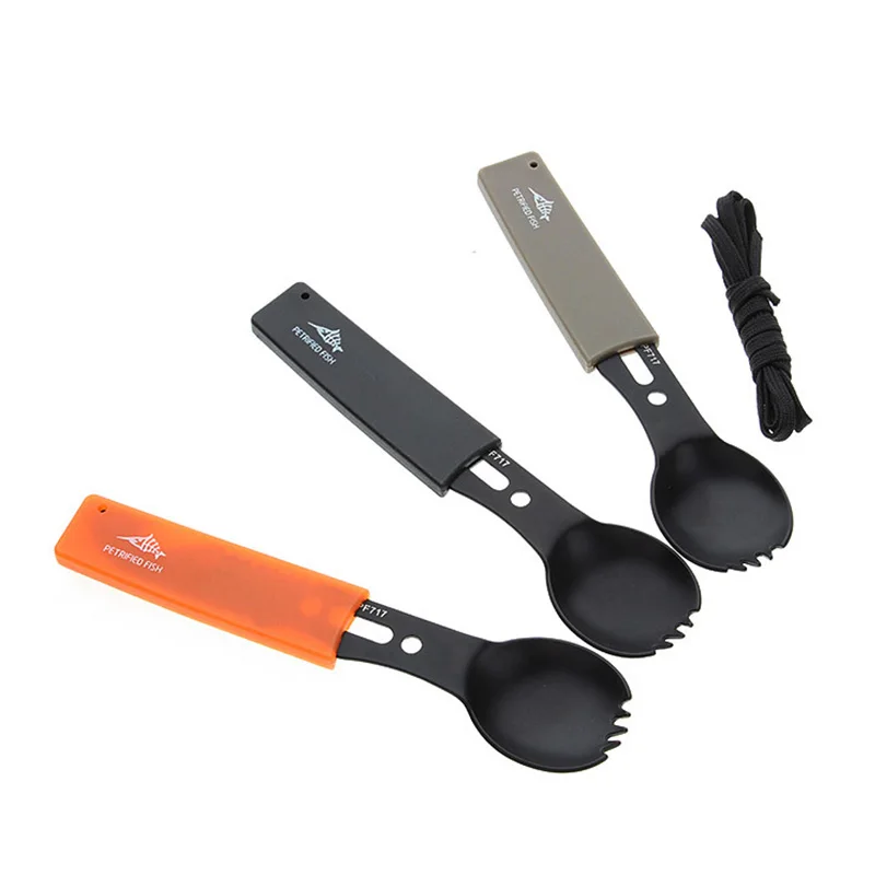 

outdoors survival multifunctional tool Fork spoon, N/a