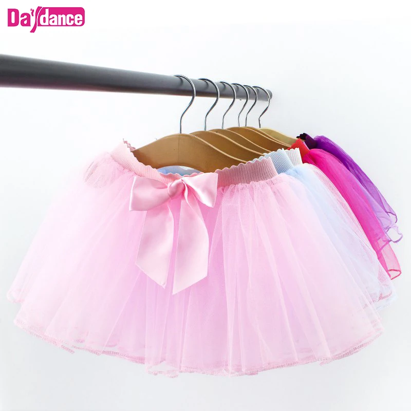 8 Colors Ballet Tulle Skirts Girls Tutu Dress