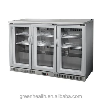 3 door beverage cooler used