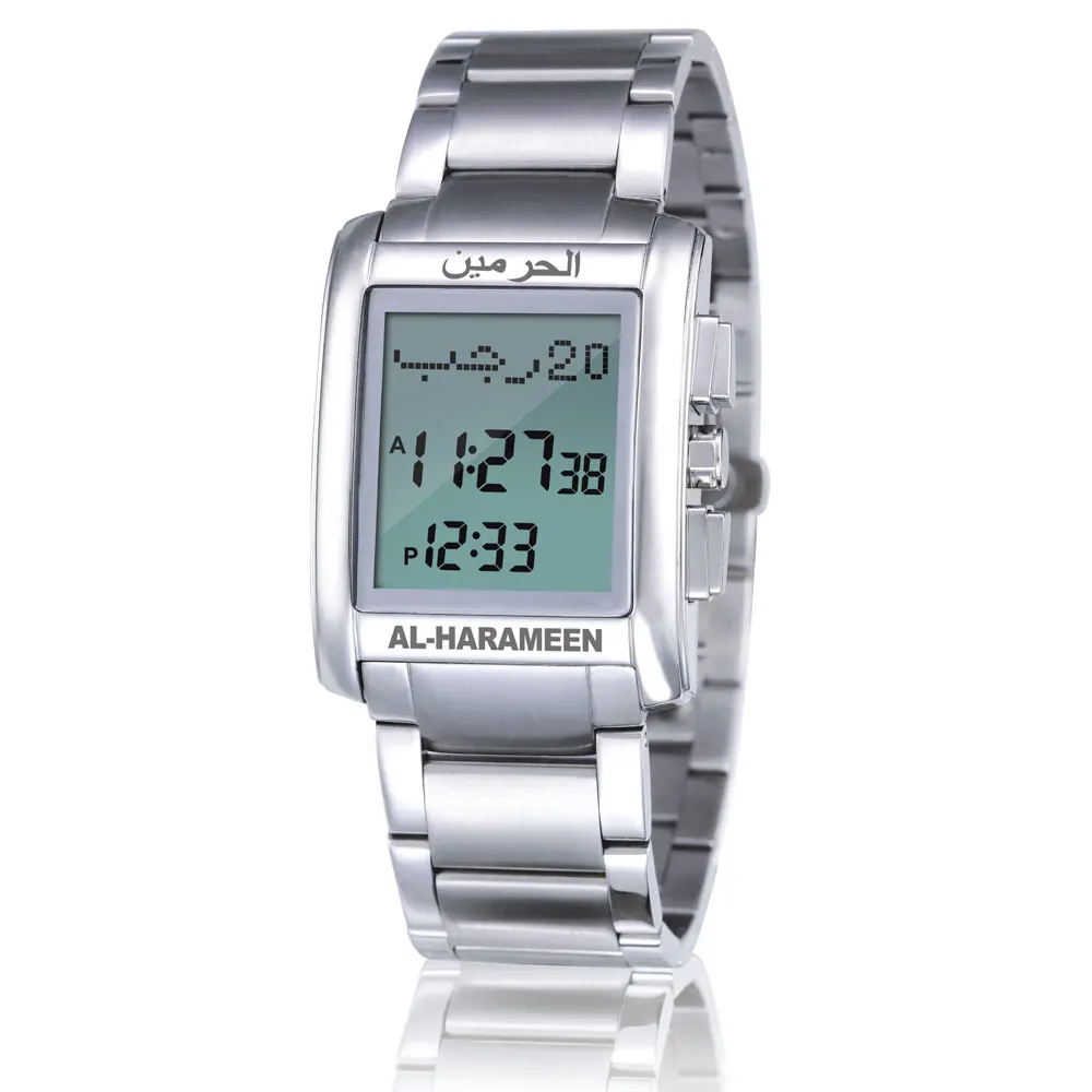

Azan Muslim prayer azan Watch 6208 Muslim Watch Islamic with stainless steel, N/a