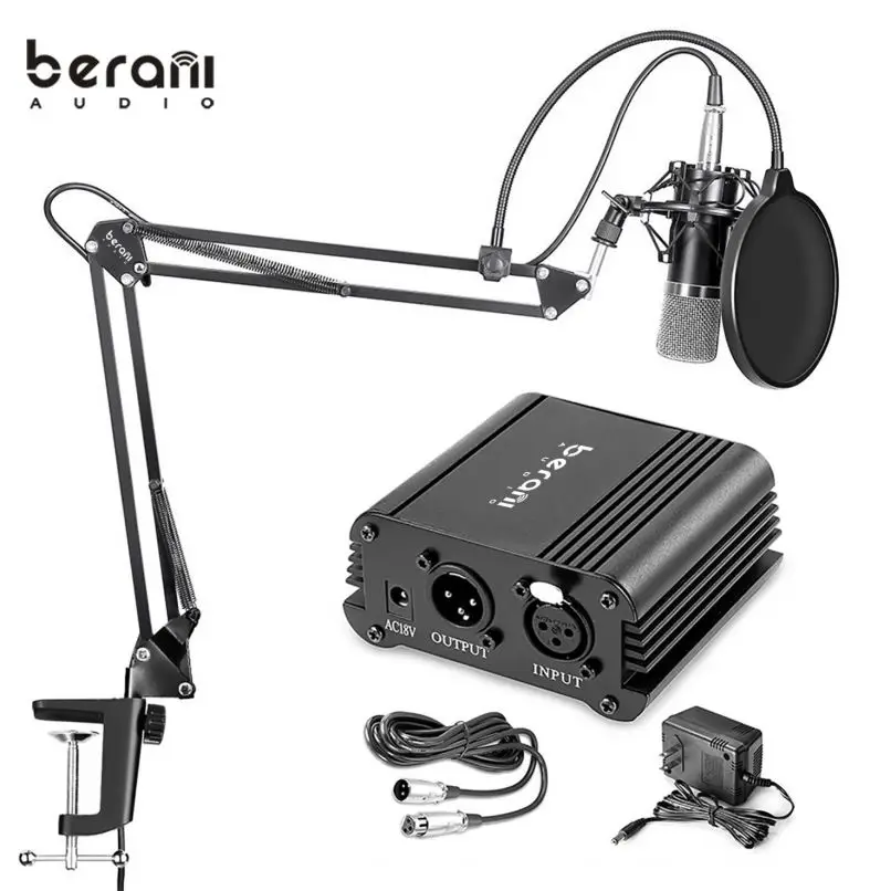 

BM800PLUS Bm800 Free Shipping omnidirectional podcast studio recording electret condenser microphone pc professional set, N/a