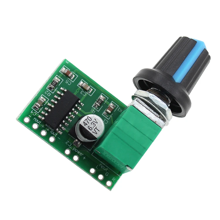 LDTR-WG0125 PAM8403 2 Channel USB Power Audio Amplifier Module Board 3Wx2 Volume Control