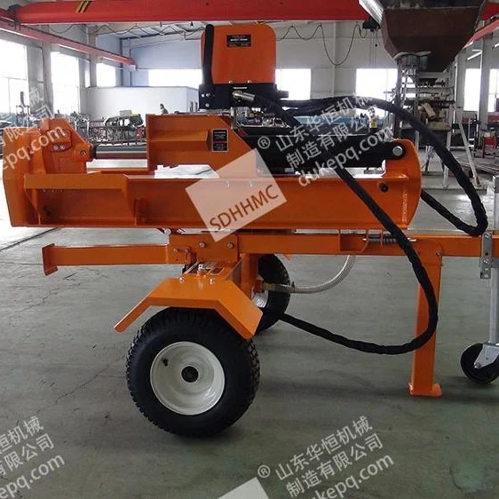 13hp Diesel Engine Hydraulic Firewood Processor 50ton Log Splitter With ...