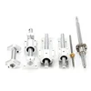 CNC automation chrome steel 45# steel Aluminum bracket lead SFU1204 ball screw HGR15 HGH20 square SBR TBR linear rail guide