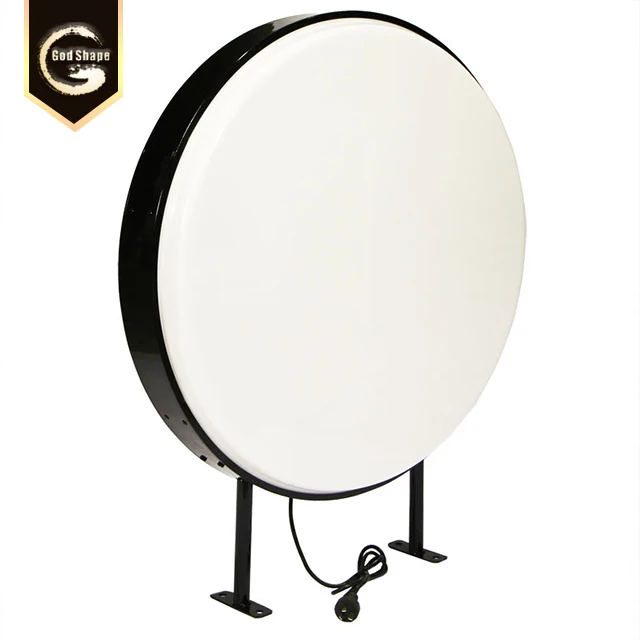 Good Quality Street Advertising Double Sided Round Light Box