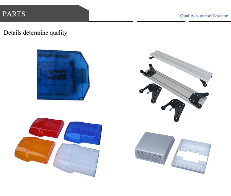 car with hook red  new police light bars