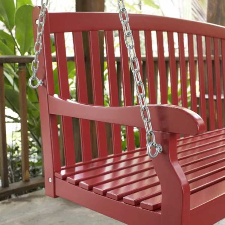 Outdoor Use Porch Furniture Hardwood Chain Swing Chair - Buy Porch Swing Chair,Hardwood Porch 