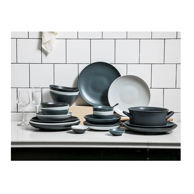 Nordic style Porcelain dinnerware set, ceramic dinnerware set, dinnerware sets plate