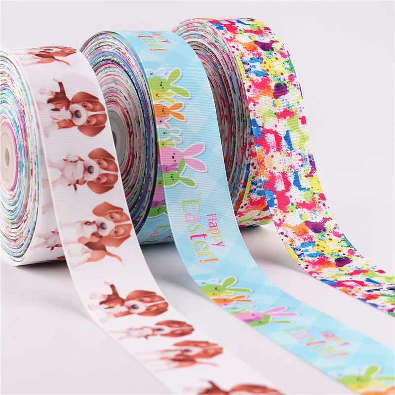 

custom 1 inch printed character grosgrain ribbon , expression ribbon