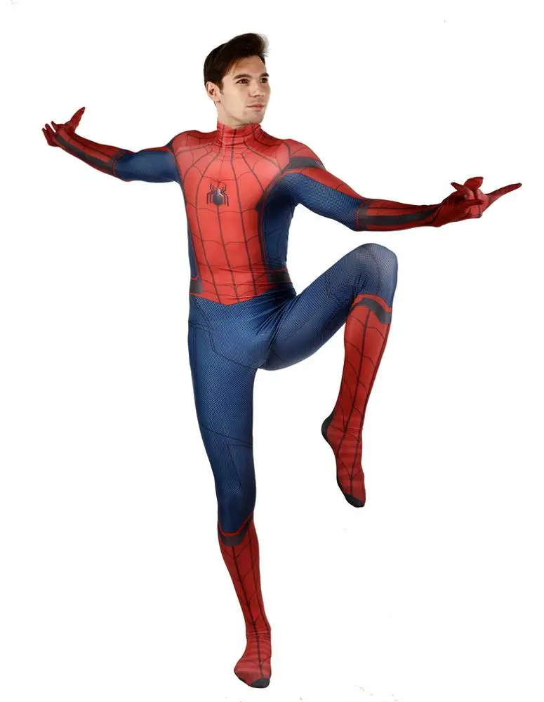 

3D Digital Print Back to school Season Super Heroes Return Spiderman tights shirt OSPLAY anime costume for kids and adults, N/a