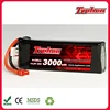 14.8V 3000mAh 25C MAX 50C 4S Lithium polymer Battery for RC Drone