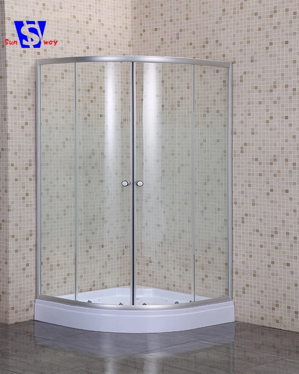 90x90cm Transparent Simple Shower Room,Fiberglass Low Tray Mini Shower Enclosure,China Shower Enclosure