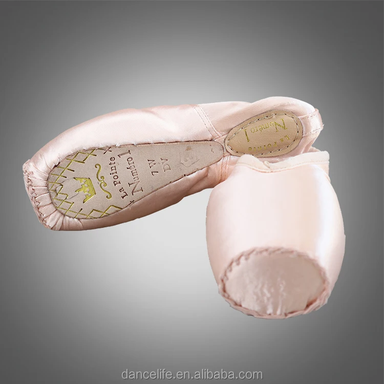 

S5115 sansha pointe shoes wholesale soft outsole sansha satin ballet pointe shoes, Pink