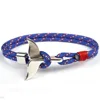 Wholesale cetacean 550 blue and white paracord survival bracelet 2019 for unisex