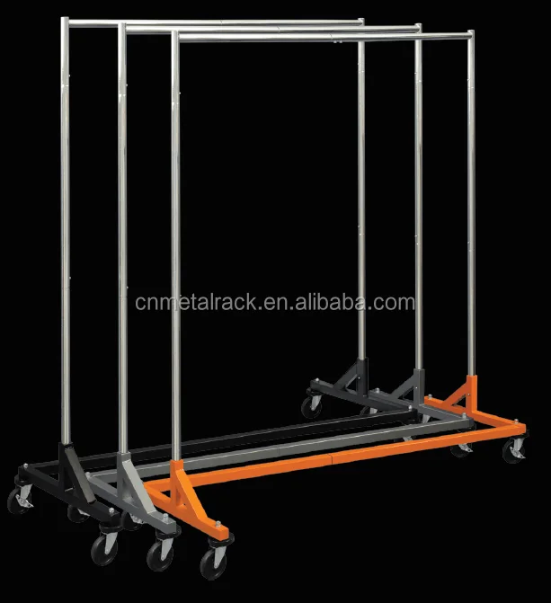 fordable steel clothes rack