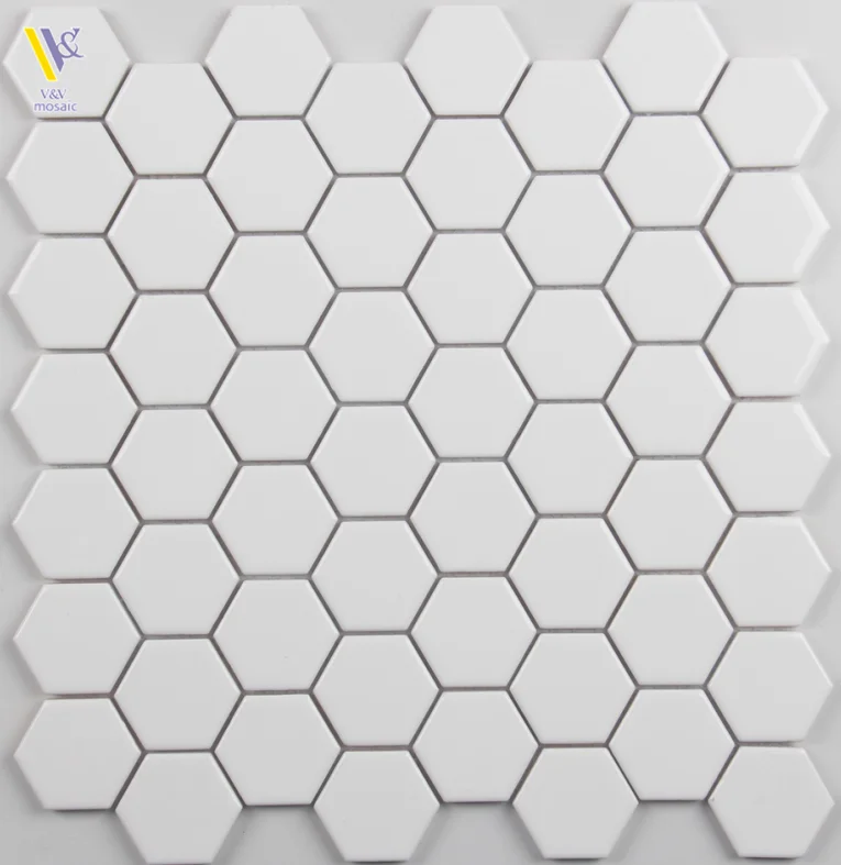 Venta al por mayor mosaico hexagonal blanco-Compre online los mejores
