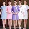 Soft Two Way Stretch Fabric Women Solid Scrubs Set