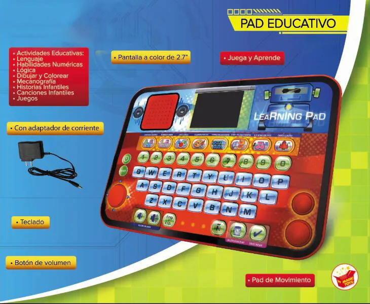 Kids Electronic Educational Toys Learning Machine E-pad Educational pad Touch& Read By Finger