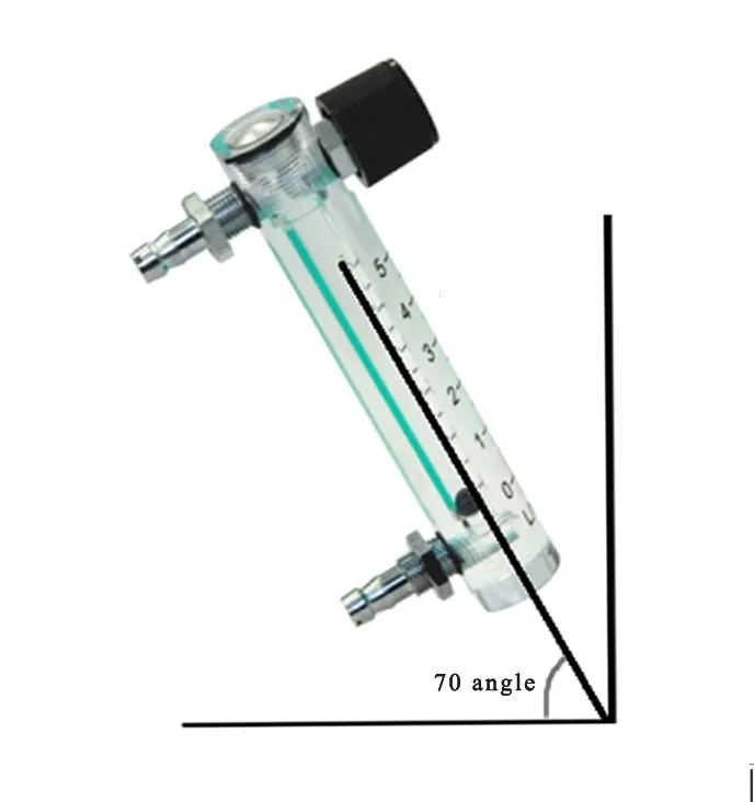 Dfg6to2 Cheap15lpm Floating Ball Flow Meter Medical Oxygen Flow Meter Hospital O2 Flowmeter