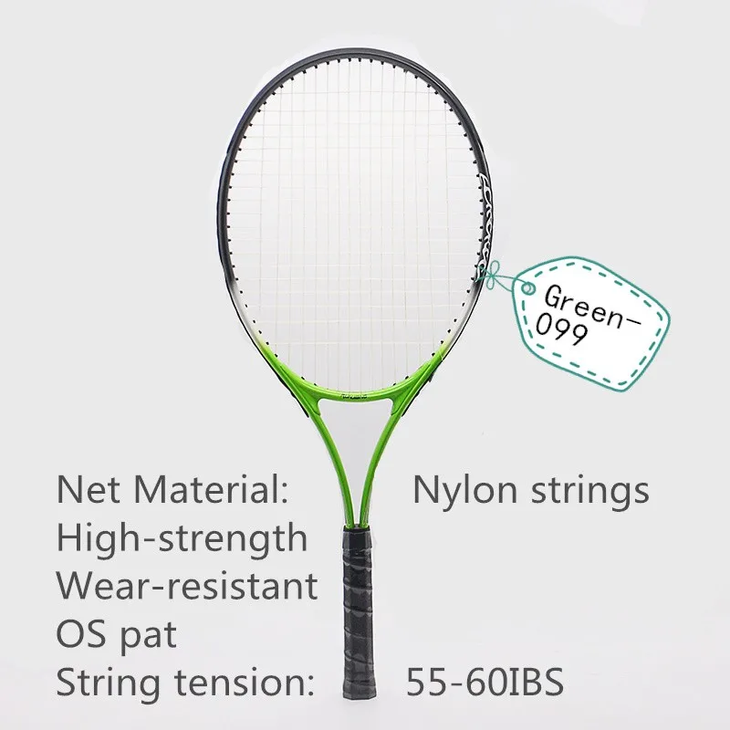 Hot Selling Junior Tennis Racket Adults Racquet Aluminium Alloy Oxford