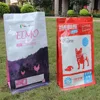 customize 1.5kg 2kg,2.5kg,10kg 20kg side gusset zipper foil flat bottom stand up cat food bag