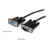 DB9 RS232 Serial 9-Pin Null Modem Female to Male Cable