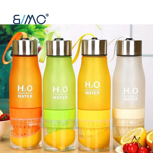 

Lemon Bottle Outdoor Sport Travel Infuser Juice Fruit Pulp Water Bottles