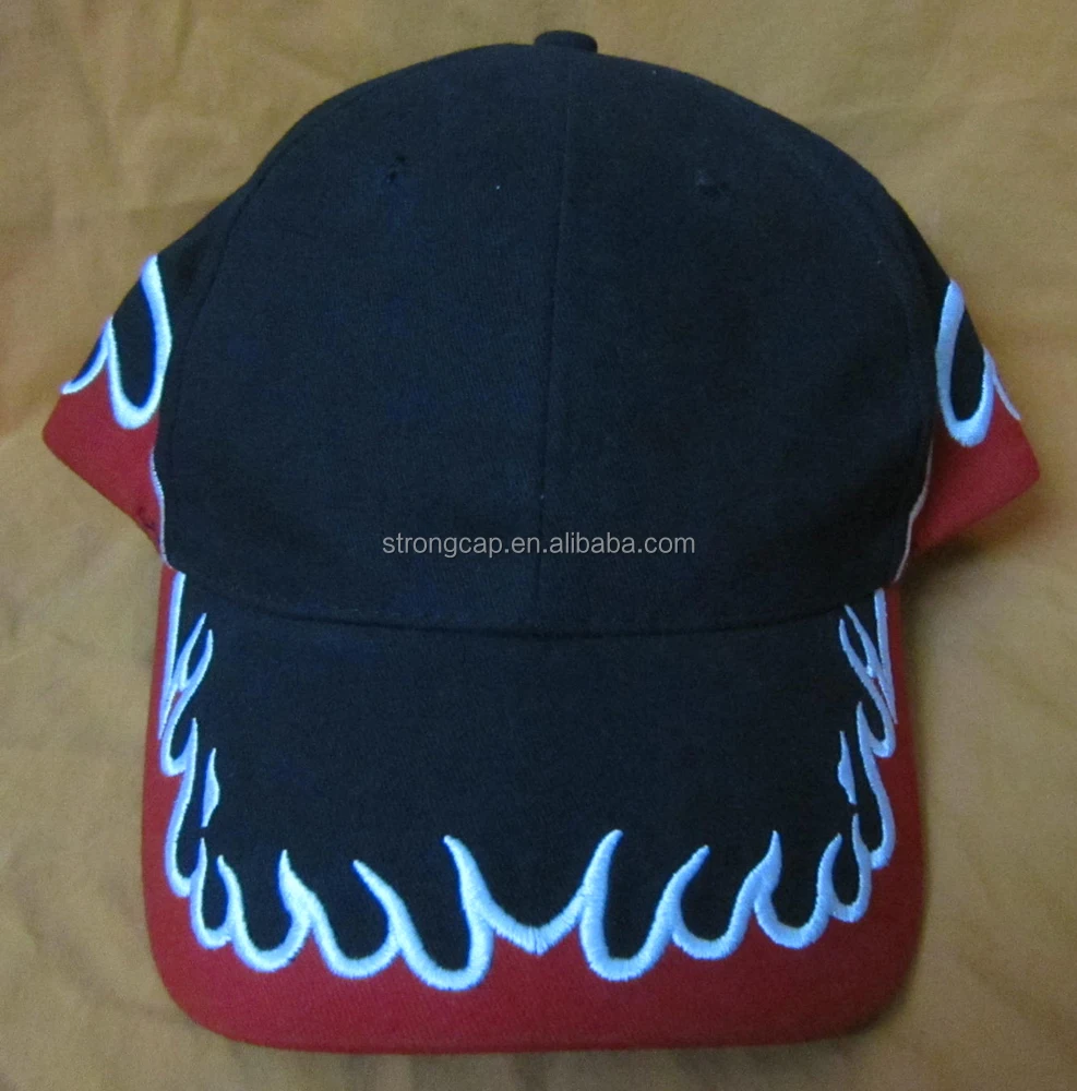 flame baseball cap