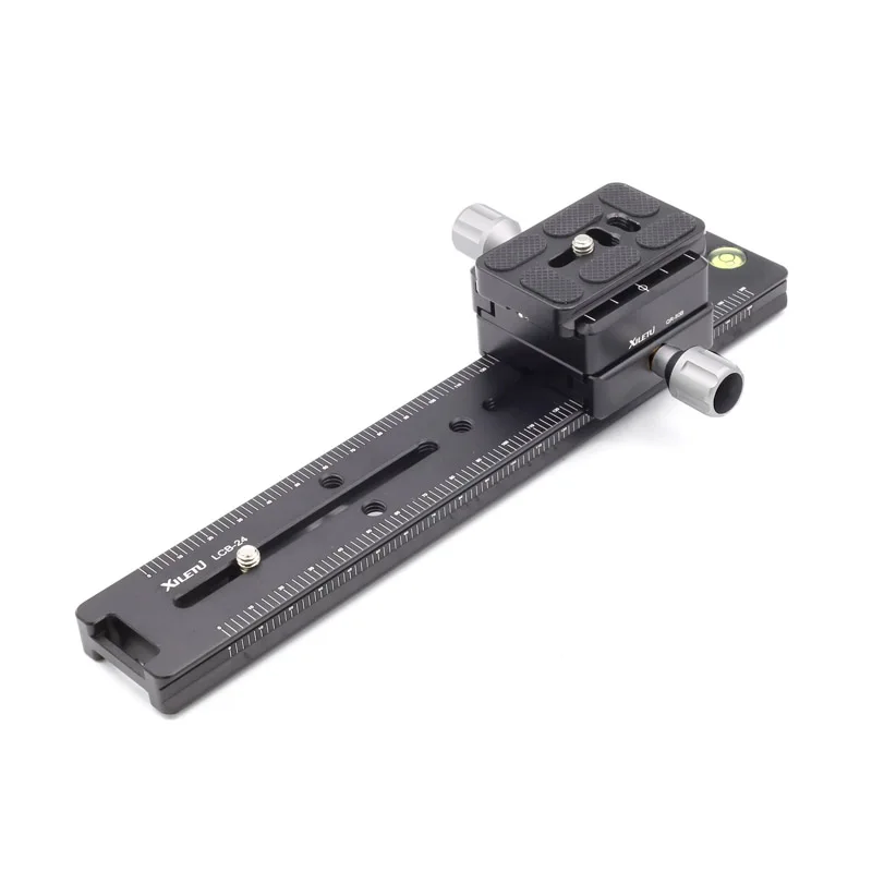 

XILETU LCB-24B Professional camera accessories Track Dolly Rail Slider quick release Plate For DSLR Camera Arca Swiss, Black