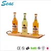 3 beer/liquor/beverages/wine bottle holder acrylic display rack with led lighting
