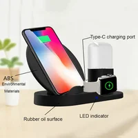 

Wireless Charger 3 in 1 Docking Station for Apple Watch 3/2/1 10W Fast Charging for Samsung Galaxy S9/ S9 Plus/Note 8/ S8