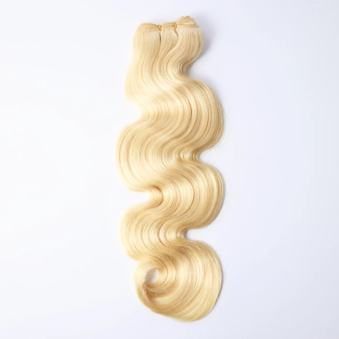 

GS 613 blonde hair bundles cuticle aligned hair vendors brazilian raw human body wave hair, Natural color