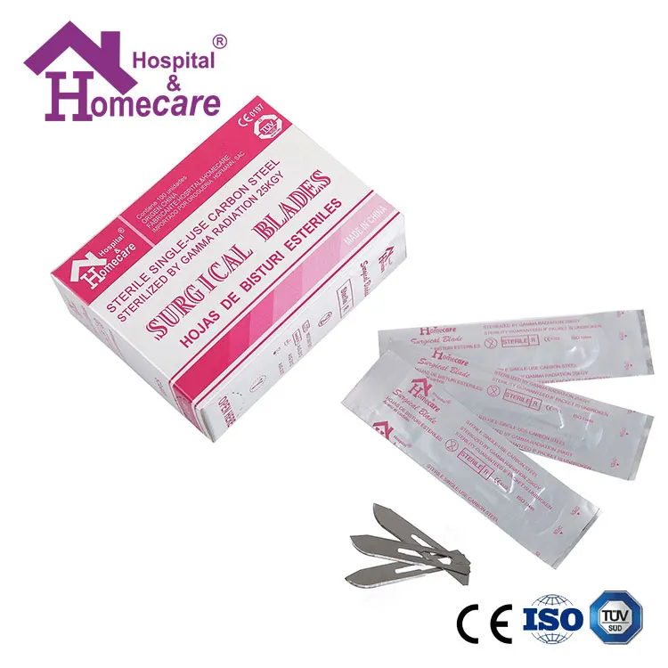 
High Quality Carbon Steel Surgical Blades With CE ISO Approved 
