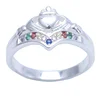 Wholesale gemstone jewelry rings women wedding fashion jewellery ring