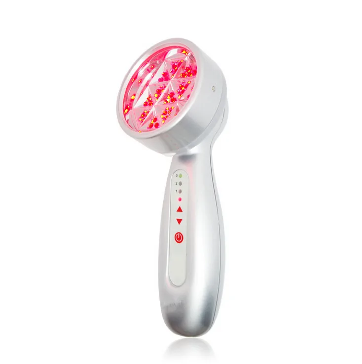 

LED Photon Therapy Facial Light Treatment Therapy Machine, Silver 48pcs led red light therapy machine for skin