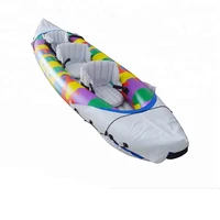 

Double inflatable toy canoe, 3 Person Inflatable fishing kayak