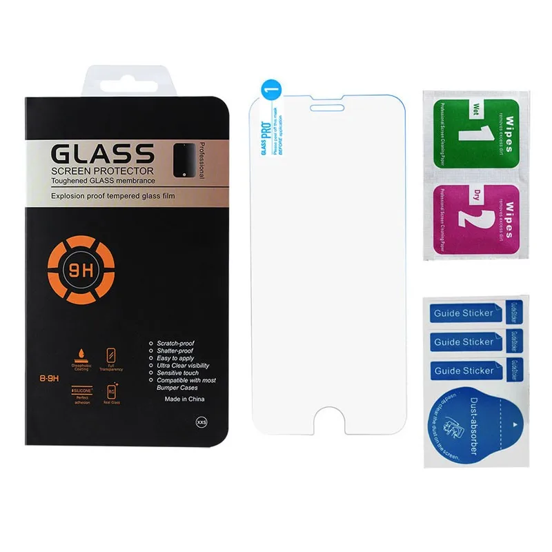 

High Quality Durable tempered glass screen protector for iphone 8 plus, Like the following colors
