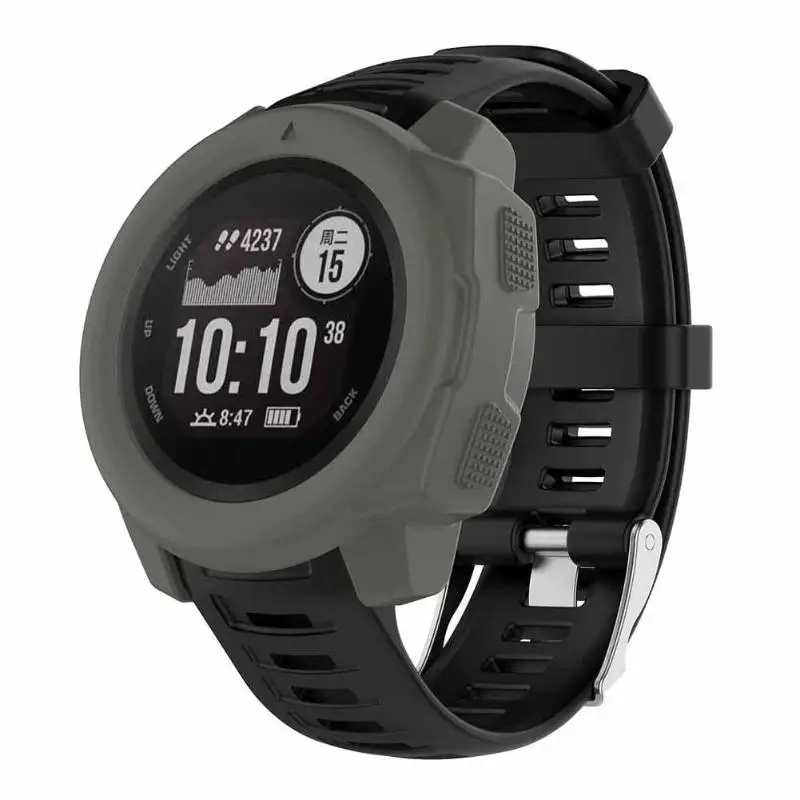

Free Shipping Replacement Lightweight Silicone Protective Case Protector for Garmin Instinct Smart Sports Watch Strap