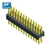 HY1003-14 1.27*2.54mm pitch dual row V/T type male pin header with CE FCC certificated